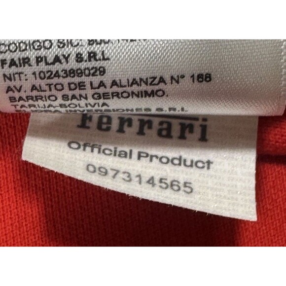Puma Scuderia Ferrari Polo Shirt Men’s L Red Formula 1 Motorsports Racing Cars - Picture 10 of 12